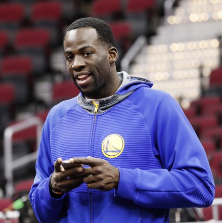 Draymond Green
Golden State Warriors at Cleveland Cavaliers, USA - 08 Jun 2017
Golden State Warriors forward Draymond Green making his way to media availability during practice on the day before game four of the NBA Finals basketball game at Quicken Loans Arena in Cleveland, Ohio, USA, 08 June 2017.