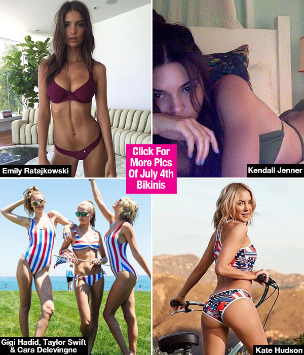 Fourth Of July Celeb Bikini Pics