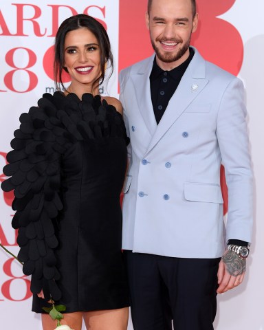 Cheryl and Liam Payne
38th Brit Awards, Arrivals, The O2 Arena, London, UK - 21 Feb 2018