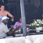 *EXCLUSIVE* SARDINIA, ITALY  - The American Basketball Legend Michael Jordan pictured with his wife, the American model Yvette Prieto taking in the European heatwave during their sun-soaked holiday in Sardinia.

As Italy baked in over 40-degree heat, 60-year-old Michael and 44-year-old Yvette chilled out on his luxury yacht as they enjoyed a little fine dining with a bite to eat together as Yvette showed off her sexy little physique in a baby blue sports top and leggings.  **SHOT ON 07/18/2023**

Pictured: Michael Jordan ,  Yvette Prieto

BACKGRID USA 22 JULY 2023 

BYLINE MUST READ: FREZZA LA FATA - COBRA TEAM / BACKGRID

USA: +1 310 798 9111 / usasales@backgrid.com

UK: +44 208 344 2007 / uksales@backgrid.com

*UK Clients - Pictures Containing Children
Please Pixelate Face Prior To Publication*
