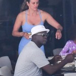 *EXCLUSIVE* SARDINIA, ITALY  - The American Basketball Legend Michael Jordan pictured with his wife, the American model Yvette Prieto taking in the European heatwave during their sun-soaked holiday in Sardinia.

As Italy baked in over 40-degree heat, 60-year-old Michael and 44-year-old Yvette chilled out on his luxury yacht as they enjoyed a little fine dining with a bite to eat together as Yvette showed off her sexy little physique in a baby blue sports top and leggings.  **SHOT ON 07/18/2023**

Pictured: Michael Jordan ,  Yvette Prieto

BACKGRID USA 22 JULY 2023 

BYLINE MUST READ: FREZZA LA FATA - COBRA TEAM / BACKGRID

USA: +1 310 798 9111 / usasales@backgrid.com

UK: +44 208 344 2007 / uksales@backgrid.com

*UK Clients - Pictures Containing Children
Please Pixelate Face Prior To Publication*