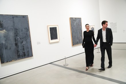 Miranda Kerr, Evan Spiegel
Jasper Johns 'Something Resembling Truth' exhibition opening dinner, Los Angeles, California, USA - 08 Feb 2018