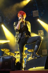 My Chemical Romance's Gerard Way Rocks Cheerleading Outfit: Watch