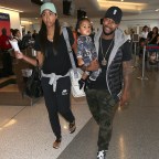 R&B Singer, Omarion and his girlfriend Apryl Jones spotted with their son, Megaa Omari.