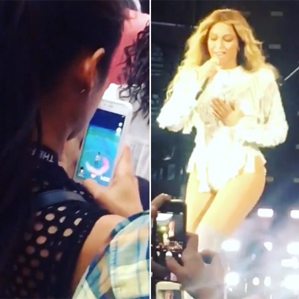[video] Pokemon Go At Beyonce’s Concert Fan Caught