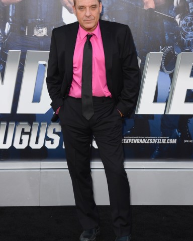 Tom Sizemore arrives at the premiere of "The Expendables 3" at TCL Chinese Theatre, in Los Angeles
LA Premiere of "The Expendables 3" - Arrivals, Los Angeles, USA