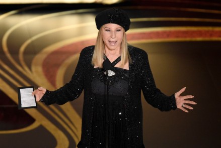 Barbra Streisand introduce "BlacKkKlansman" at the Oscars, at the Dolby Theater in Los Angeles 91st Academy Awards - Show, Los Angeles, USA - 24 Feb 2019