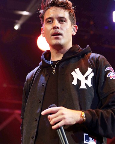 G-Eazy, Gerald Earl Gillum. G-Eazy performs during the Power 96.1 Jingle Ball 2018 at State Farm Arena, in Atlanta Power 96.1 Jingle Ball 2018 - , Atlanta, USA - 14 Dec 2018