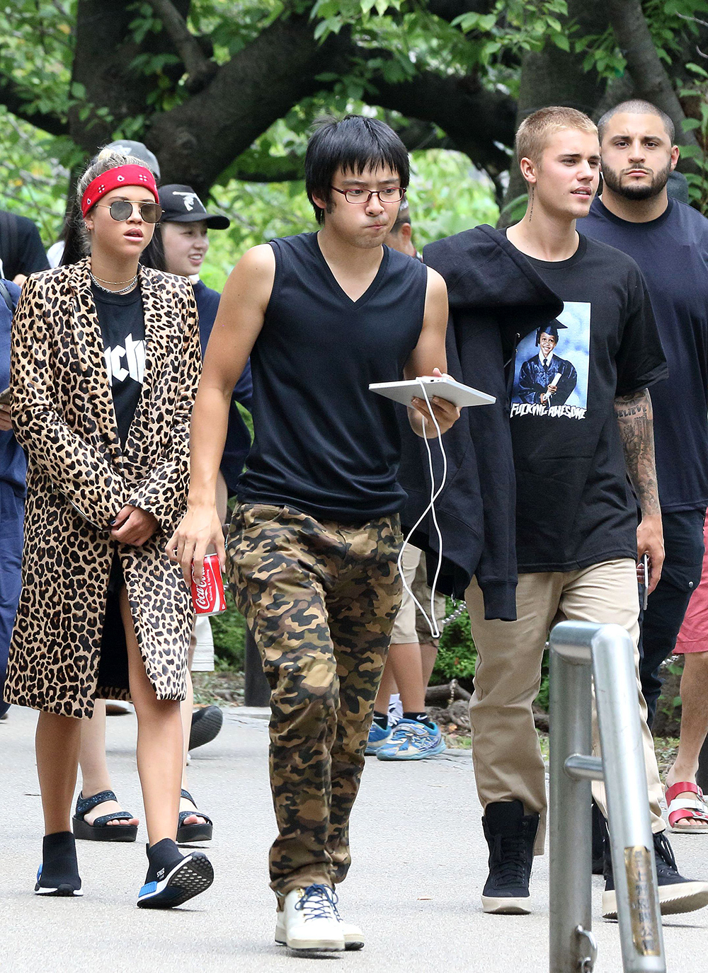 Justin Bieber and Sofia Richie out and about, Tokyo, Japan - 13 Aug 2016