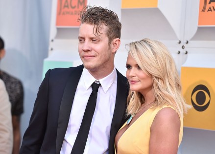 Anderson East, left, and Miranda Lambert arrive at the 51st annual Academy of Country Music Awards at the MGM Grand Garden Arena, in Las Vegas
51st Annual Academy Of Country Music Awards - Arrivals, Las Vegas, USA - 3 Apr 2016