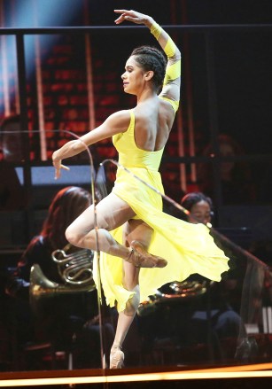 Misty Copeland performs at the 62nd annual Grammy Awards, in Los Angeles
62nd Annual Grammy Awards - Show, Los Angeles, USA - 26 Jan 2020