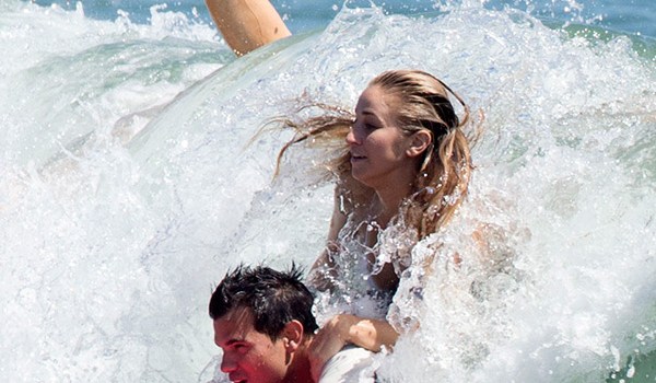 Taylor Lautner Raina Lawson Beach