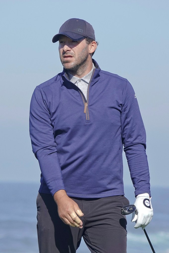 Tony Romo Attends The 13th AT&T Pebble Beach Pro-Am Tournament