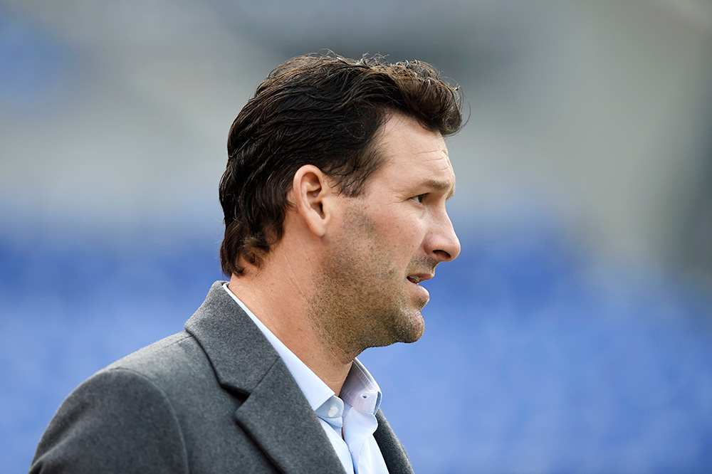 Week 13. Former Dallas Cowboys quarterback Tony Romo walks on the field before an NFL football game between the Baltimore Ravens and the Cleveland Browns, in Baltimore
Browns Ravens Football, Baltimore, USA - 30 Dec 2018