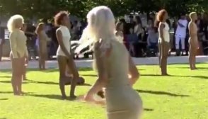 Amina Blue Trips Yeezy Season 4