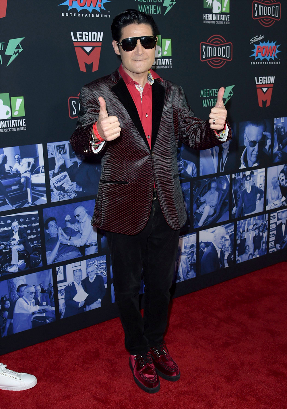 Corey Feldman arrives at Excelsior! A Celebration of the Amazing, Fantastic, Incredible & Uncanny Life of Stan Lee, at the TCL Chinese Theatre in Los Angeles
Excelsior! A Celebration of the Amazing, Fantastic, Incredible & Uncanny Life of Stan Lee, Los Angeles, USA - 30 Jan 2019