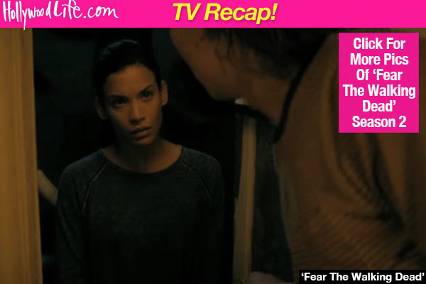 Fear The Walking Dead Nick Luciana Kiss In Season 1 Episode 11 Hollywood Life