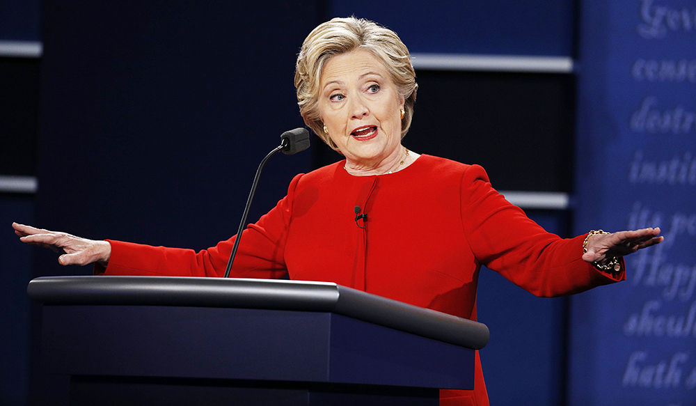 Democrat Hillary Clinton Debates Republican Donald Trump During the First Presidential Debate at Hofstra University in Hempstead New York Usa 26 September 2016 the Only Vice Presidential Debate Will Be Held on 04 October in Virginia and the Second and Third Presidential Debates Will Be Held on 09 October in Missouri and 19 October in Nevada United States Hempstead
Usa Presidential Debate - Sep 2016