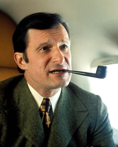 Hugh Hefner On the Playboy Airplane 'The Big Bunny' 1970Hugh Hefner 1970