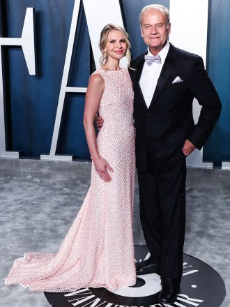Producer Kayte Walsh and husband/actor Kelsey Grammer arrive at the 2020 Vanity Fair Oscar Party held at the Wallis Annenberg Center for the Performing Arts on February 9, 2020 in Beverly Hills, Los Angeles, California, United States.2020 Vanity Fair Oscar Party, Beverly Hills, United States - 10 Feb 2020
