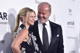 Kayte Walsh, left, and Kelsey Grammer arrive at the amfAR Inspiration Gala Los Angeles at Milk Studios on
2016 amfAR Inspiration Gala , Los Angeles, USA - 27 Oct 2016