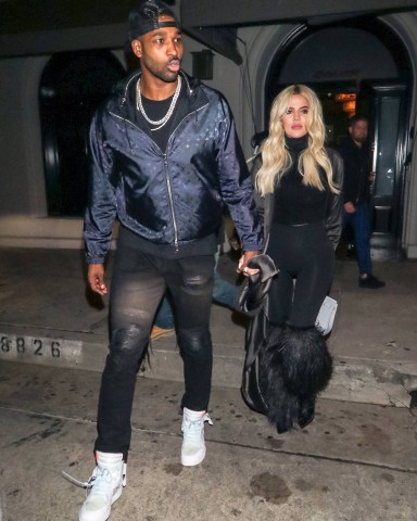 Khloe Kardashian and Tristan Thompson
Celebrities at Craig's Restaurant, Los Angeles, USA - 13 Jan 2019