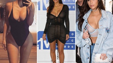 Kim Kardashian Sexy Outfits