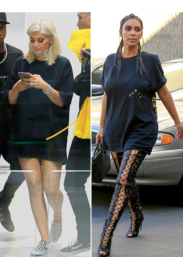 kim kardashian t shirt dress