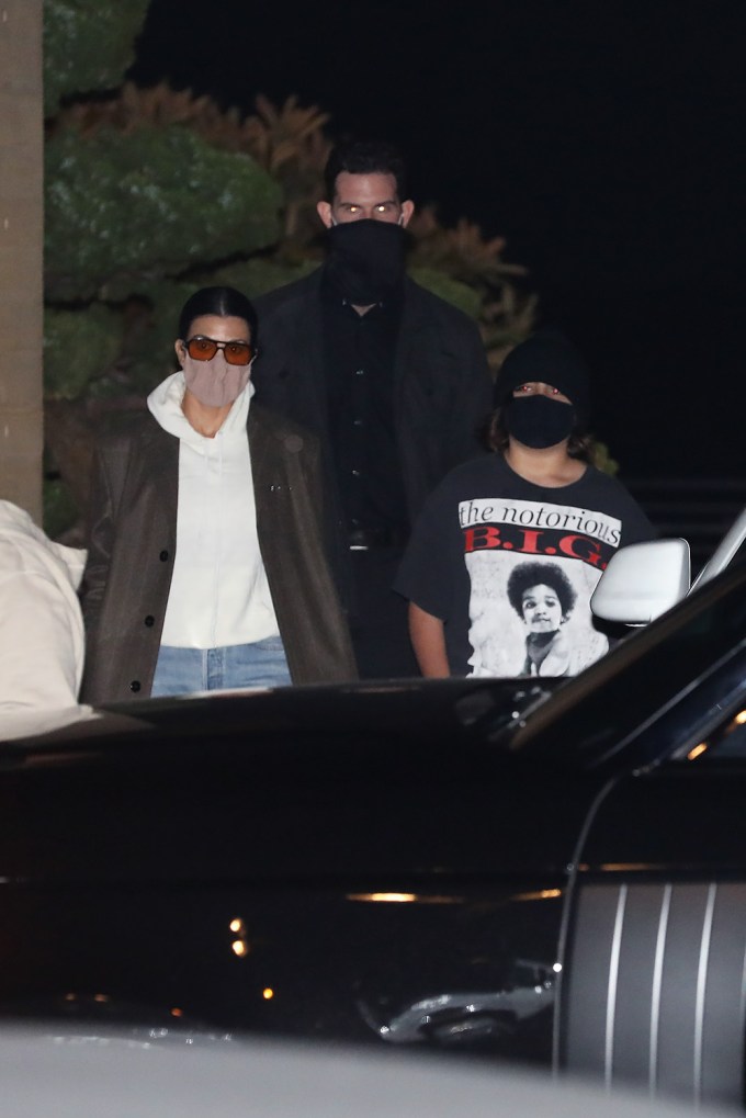 Kourtney Kardashian dines at Nobu Malibu with her son Mason Disick