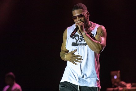 Rapper Nelly (Cornell Iral Haynes Jr.) during Summerfest Music Festival at Henry Maier Festival Park on June, 28 2018, in Milwaukee, Wisconsin (Photo by Daniel DeSlover/Sipa USA)(Sipa via AP Images)