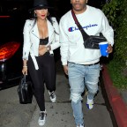 Nelly Was Seen Arriving At 'The Nice Guy' Bar In West Hollywood, CA