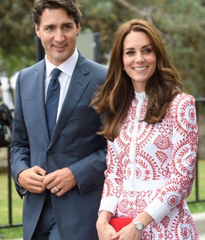 Justin Trudeau Kate Middleton
