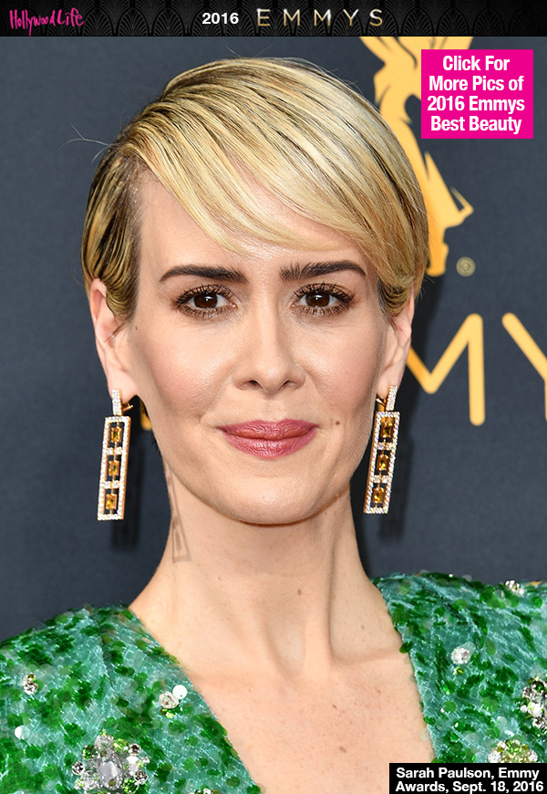 Sarah Paulson Emmys hair