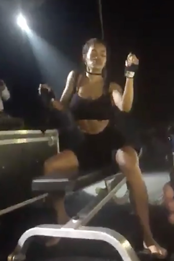 [video] Teyana Taylor Twerking At Kanye West S Pop Up Show To ‘fade