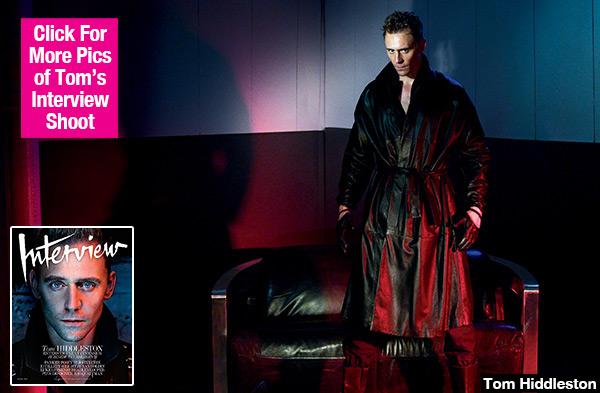 Tom Hiddleston Interview Magazine Photo Shoot