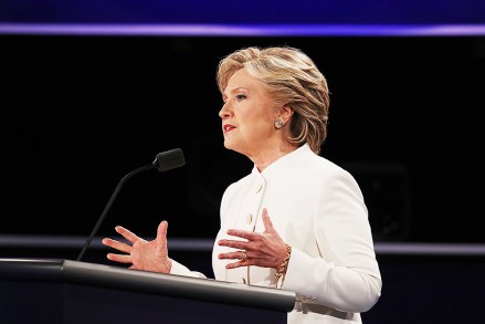 Democratic Candidate Hillary Clinton During the Final Presidential Debate at the University of Nevada-las Vegas in Las Vegas Nevada Usa 19 October 2016 the Debate is the Final of Three Presidential Debates and One Vice Presidential Debate Before the Us National Election on 08 November 2016 United States Las Vegas
Usa Presidential Debate - Oct 2016