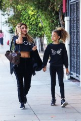 Los Angeles, CA  - *EXCLUSIVE* Larsa Pippen has dinner with her daughter Sophia in Los Angeles. The reality star hides her makeup free face as she heads inside with her daughter wearing Adidas track pants and a crop top tee.Pictured: Larsa Pippen, Sophia PippenBACKGRID USA 9 JULY 2018BYLINE MUST READ: NEMO / BACKGRIDUSA: +1 310 798 9111 / usasales@backgrid.comUK: +44 208 344 2007 / uksales@backgrid.com*UK Clients - Pictures Containing Children
Please Pixelate Face Prior To Publication*