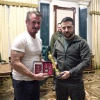 Hollywood Celebrity Sean Penn Meets with Ukrainian President Zelenskyy in Kyiv, Ukraine - 08 Nov 2022