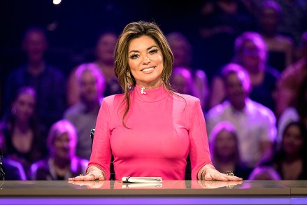 Editorial use onlyMandatory Credit: Photo by ITV/Guy Levy/Shutterstock (13795794j)Shania Twain.'Starstruck' TV Show, Series 2, Episode 4, UK - 11 Mar 2023Starstruck, is a British ITV musical talent show in which superfans are transformed into their idols before performing one of their biggest hits. Delivering their verdict are a panel of celebrity judges featuring Queen collaborator Adam Lambert, soul singer Beverley Knight, comic Jason Manford, and the Queen of Country Pop, Shania Twain. Presented by Olly Murs.