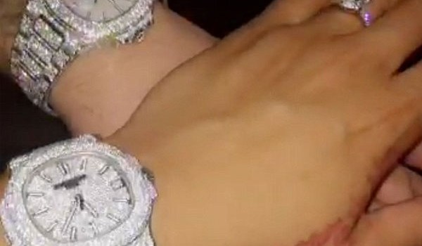 Rob Kardashian Blac Chyna Diamond Watches