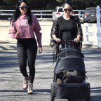 Nikki and Brie Bella out and about, Studio City, Los Angeles, USA - 15 Feb 2020
