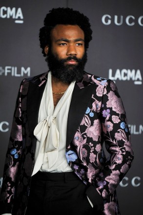 US actor Donald Glover poses upon his arrival at the 2019 LACMA Art + Film Gala at the Los Angeles County Museum of Art in Los Angeles, California, USA, 02 November 2019.2019 LACMA Art + Film Gala in Los Angeles, USA - 02 Nov 2019