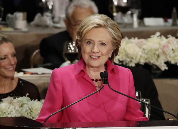 Hillary Clinton Donald Trump Charity Dinner Pics