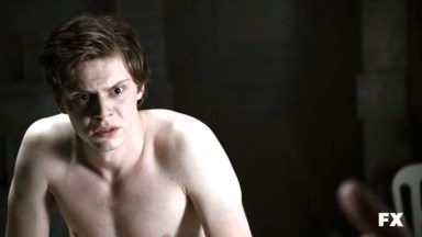 AHS Evan Peters Flashed Balls