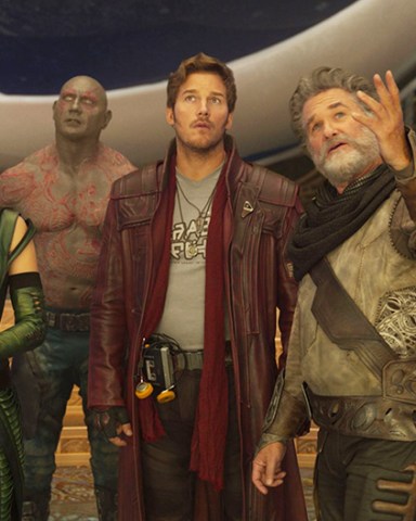 Editorial use only. No book cover usage.
Mandatory Credit: Photo by Marvel Studios/Kobal/Shutterstock (9224659i)
Pom Klementieff, Dave Bautista, Chris Pratt, Kurt Russell, Zoe Saldana
"Guardians of the Galaxy Vol. 2" Film - 2017