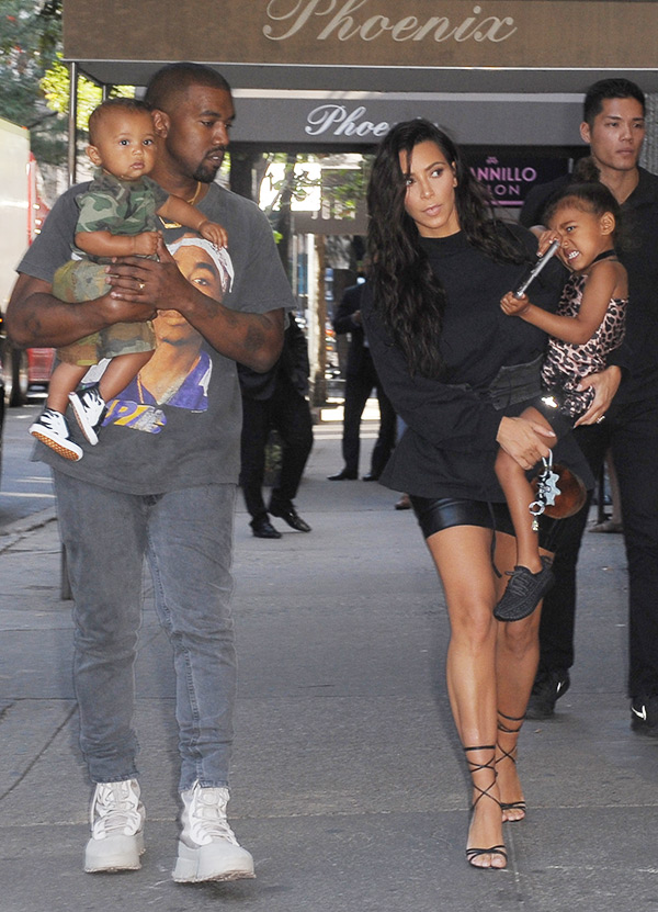 North West & Saint: Bodyguards For Both? — Kim Wants Security After ...