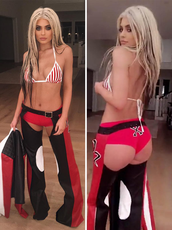 Pics Kylie Jenners Christina Aguilera Halloween Costume Shes 9770
