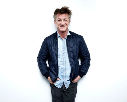 Author-activist Sean Penn poses for a portrait in New York to promote his novel 