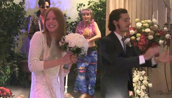 mia goth wedding dress