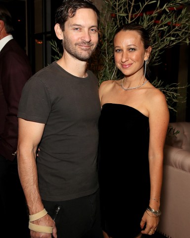 Tobey Maguire and Jennifer Meyer Jennifer Meyer Boutique opening party, Los Angeles, USA - 17 Oct 2018